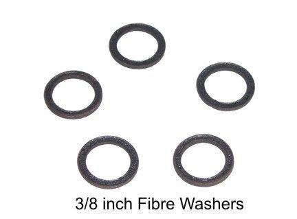 Large Fibre Washers 3/8 inch. (x5)