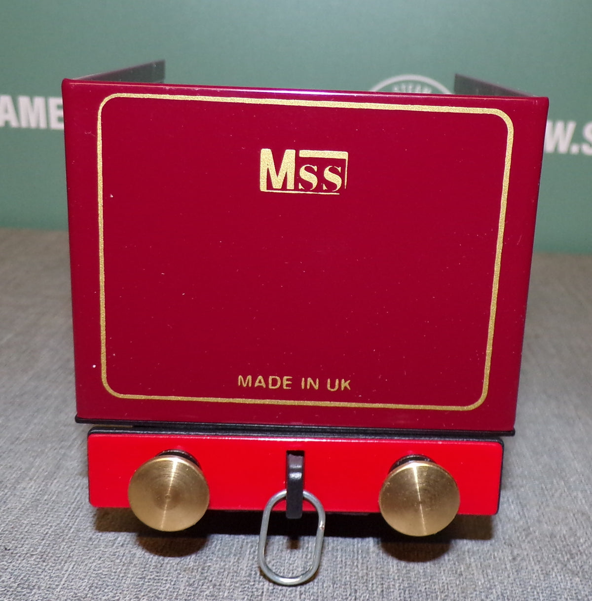 Maroon Tender For MSS & Mamod O Gauge Live Steam Railway