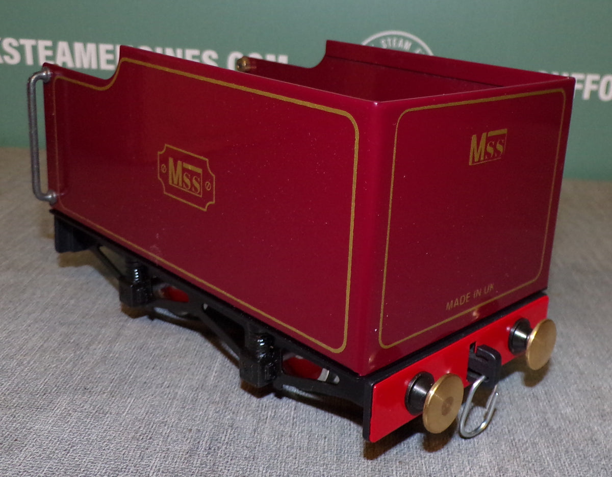 Maroon Tender For MSS & Mamod O Gauge Live Steam Railway